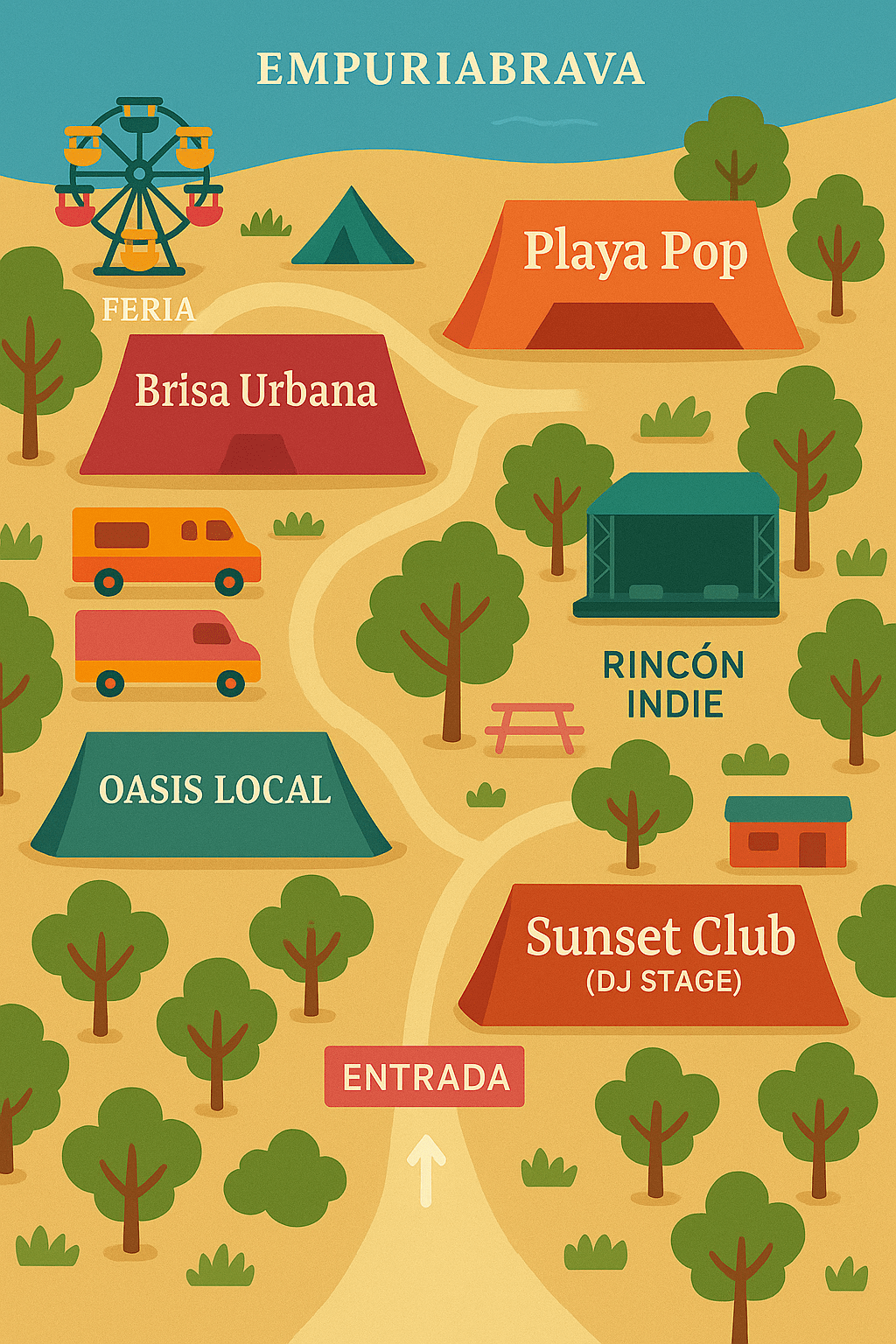 zona de espectáculos festival